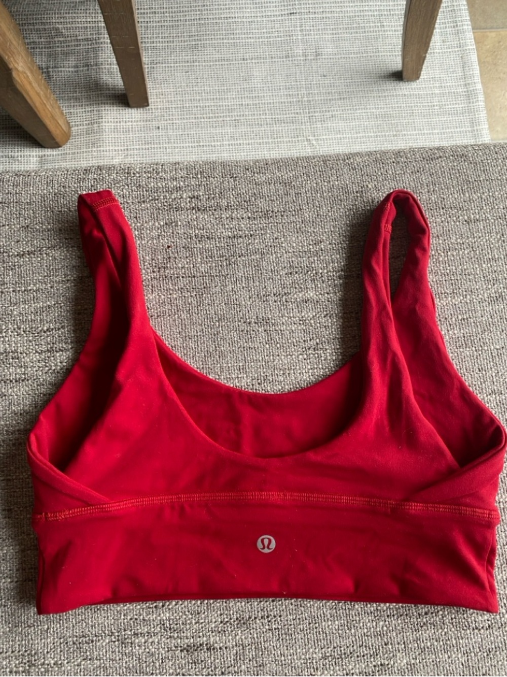 lululemon athletica Bright Red Scoop Sports Bra Size 6